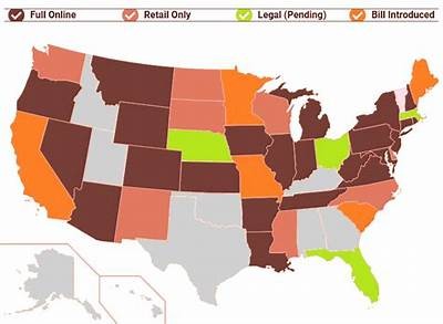 Comprehensive Willbet Casino States Map Showing Legal Gambling Areas and Regulations Across the United States